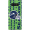 NFL Seattle Seahawks - Blast Green Galaxy Note 8 Skin