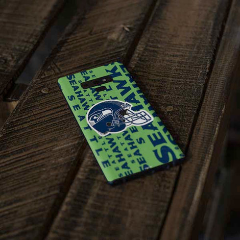NFL Seattle Seahawks - Blast Green Galaxy Note 9 Skin
