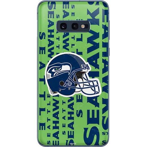 NFL Seattle Seahawks - Blast Green Galaxy S10e Skin
