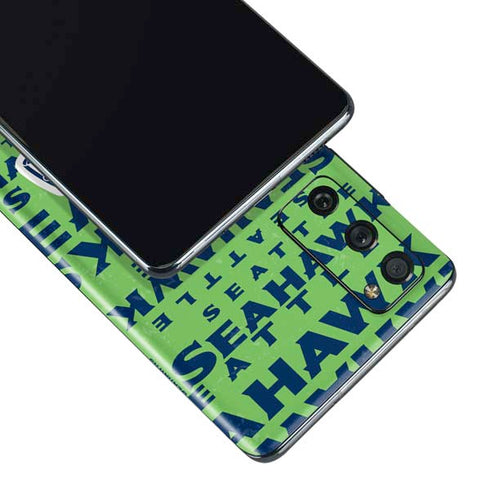 NFL Seattle Seahawks - Blast Green Galaxy S20 Fan Edition Skin