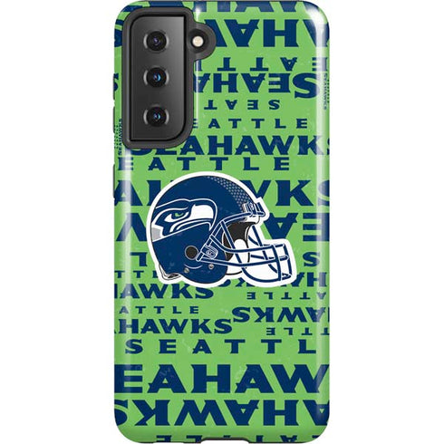 NFL Seattle Seahawks - Blast Green Galaxy S21 5G Pro Case