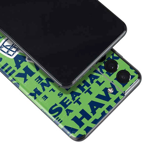 NFL Seattle Seahawks - Blast Green Galaxy S21 5G Skin