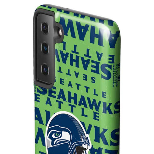 NFL Seattle Seahawks - Blast Green Galaxy S21 Plus 5G Pro Case