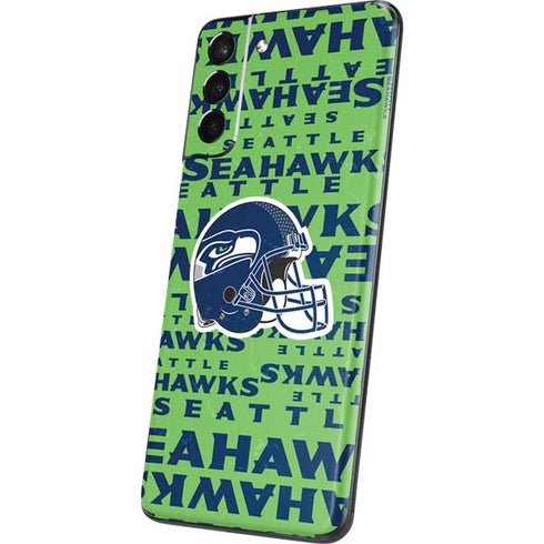 NFL Seattle Seahawks - Blast Green Galaxy S21 Plus 5G Skin
