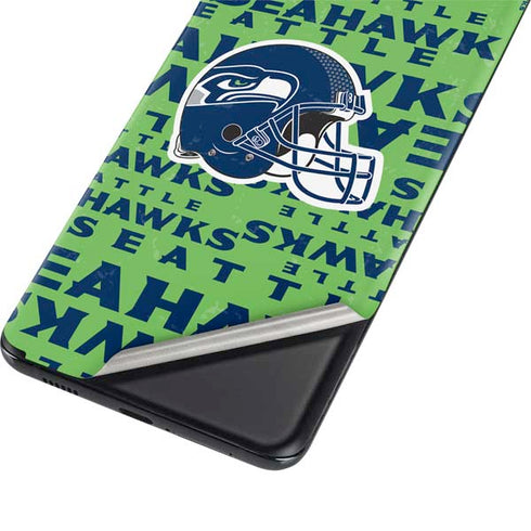 NFL Seattle Seahawks - Blast Green Galaxy S21 Plus 5G Skin