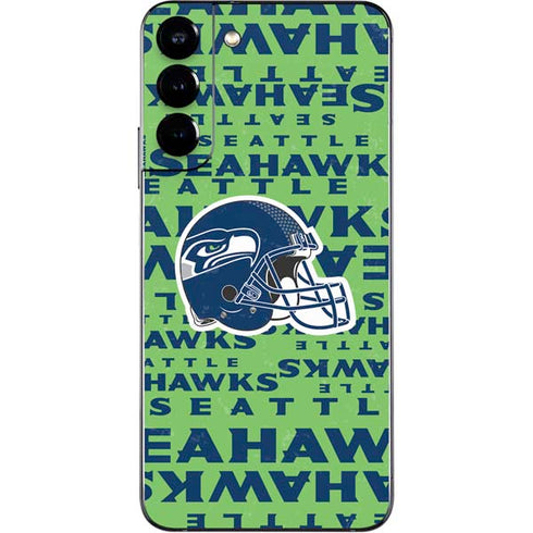 NFL Seattle Seahawks - Blast Green Galaxy S22 Plus Skin