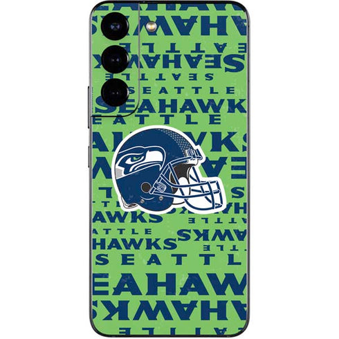 NFL Seattle Seahawks - Blast Green Galaxy S22 Skin