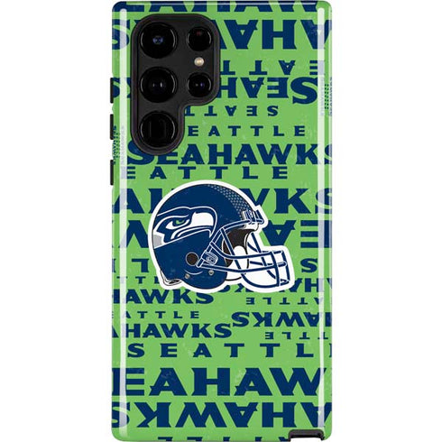 NFL Seattle Seahawks - Blast Green Galaxy S22 Ultra Pro Case