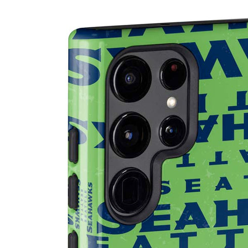 NFL Seattle Seahawks - Blast Green Galaxy S22 Ultra Pro Case