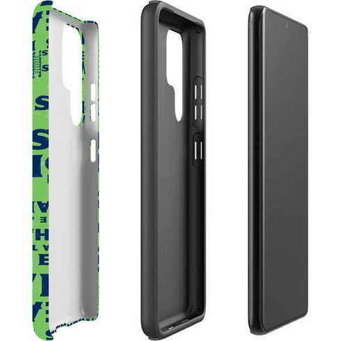 NFL Seattle Seahawks - Blast Green Galaxy S22 Ultra Pro Case
