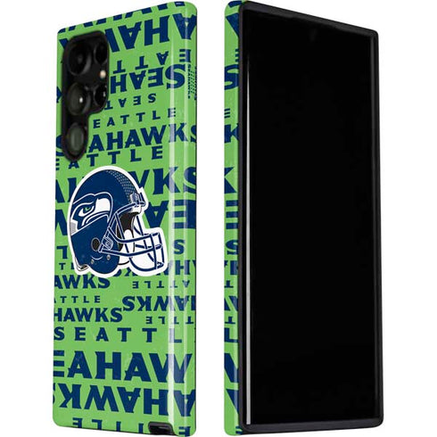 NFL Seattle Seahawks - Blast Green Galaxy S22 Ultra Pro Case