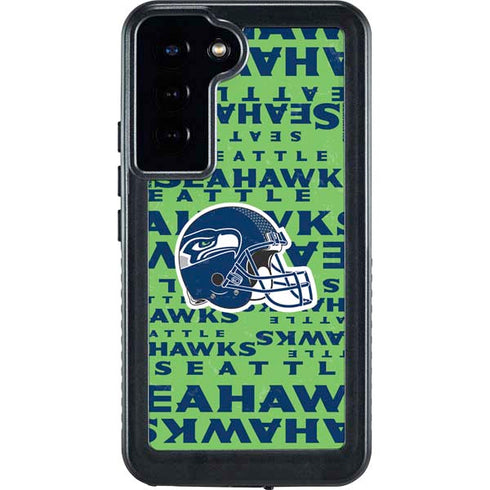 NFL Seattle Seahawks - Blast Green Galaxy S23 Plus Waterproof Case