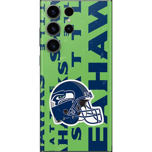 NFL Seattle Seahawks - Blast Green Galaxy S23 Ultra Skin