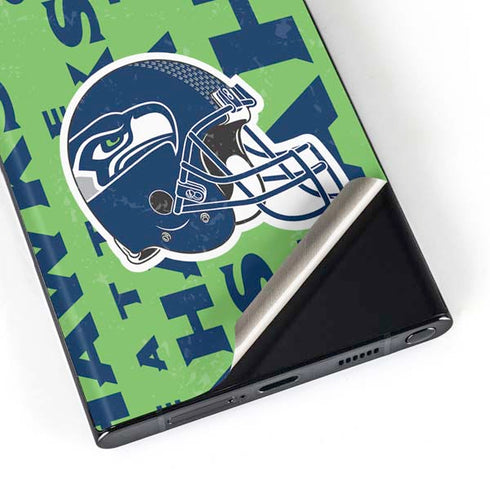 NFL Seattle Seahawks - Blast Green Galaxy S23 Ultra Skin