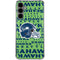 NFL Seattle Seahawks - Blast Green Galaxy S24 Plus Clear Case