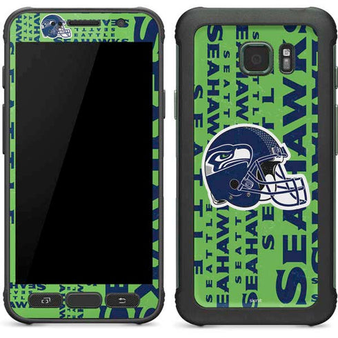 NFL Seattle Seahawks - Blast Green Galaxy S7 Active Skin