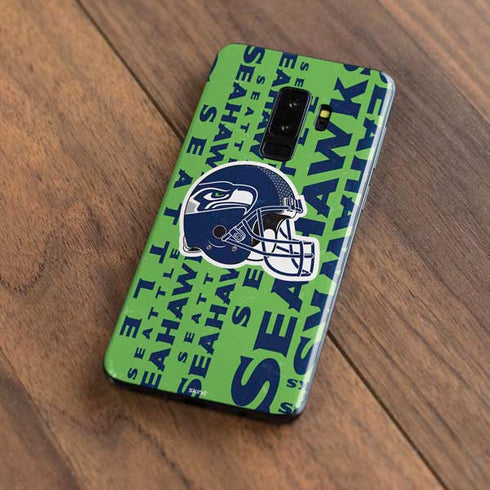 NFL Seattle Seahawks - Blast Green Galaxy S9 Plus Skin