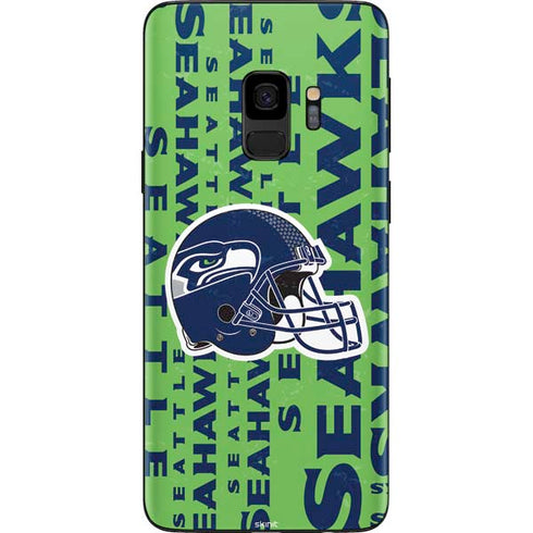 NFL Seattle Seahawks - Blast Green Galaxy S9 Skin