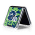 NFL Seattle Seahawks - Blast Green Galaxy Z Flip5 5G Clear Case