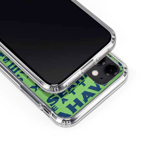 NFL Seattle Seahawks - Blast Green iPhone 11 Clear Case