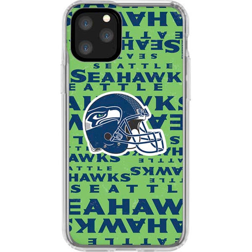 NFL Seattle Seahawks - Blast Green iPhone 11 Pro Clear Case