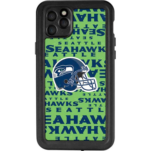 NFL Seattle Seahawks - Blast Green iPhone 11 Pro Max Waterproof Case