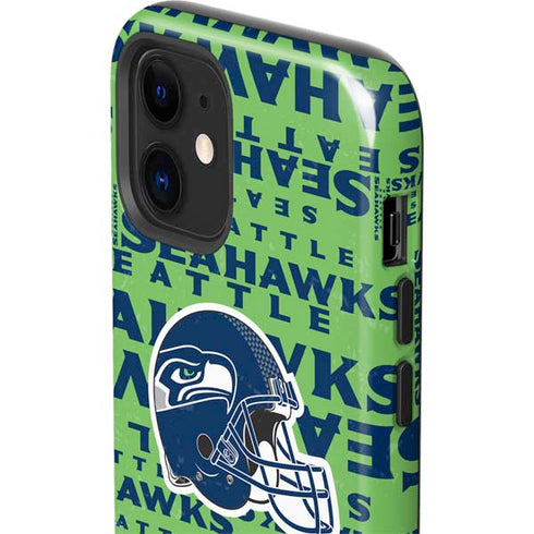 NFL Seattle Seahawks - Blast Green iPhone 12 Impact Case