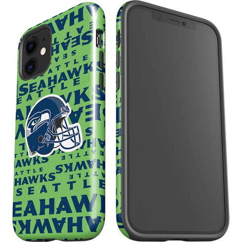 NFL Seattle Seahawks - Blast Green iPhone 12 Impact Case