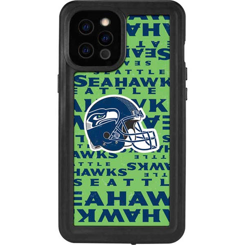 NFL Seattle Seahawks - Blast Green iPhone 12 Pro Max Waterproof Case