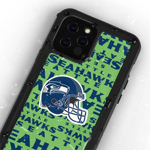 NFL Seattle Seahawks - Blast Green iPhone 12 Pro Max Waterproof Case
