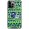 NFL Seattle Seahawks - Blast Green iPhone 13 Pro Max Clear Case