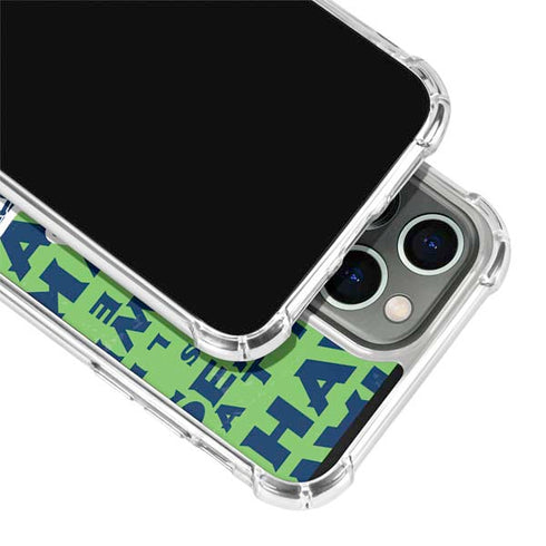 NFL Seattle Seahawks - Blast Green iPhone 13 Pro Max Clear Case