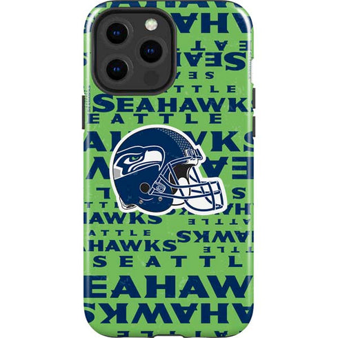 NFL Seattle Seahawks - Blast Green iPhone 13 Pro Max Impact Case