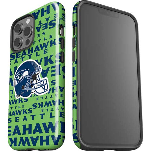 NFL Seattle Seahawks - Blast Green iPhone 13 Pro Max Impact Case