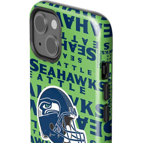 NFL Seattle Seahawks - Blast Green iPhone 15 Impact Case