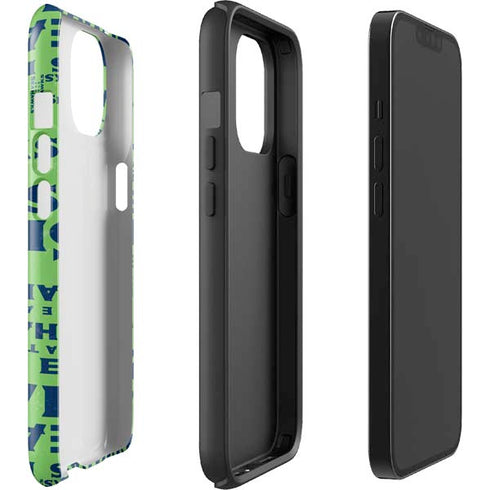 NFL Seattle Seahawks - Blast Green iPhone 14 Impact Case