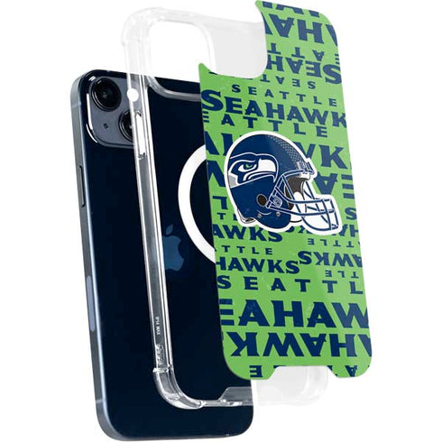 NFL Seattle Seahawks - Blast Green iPhone 15 Plus MagSafe Case
