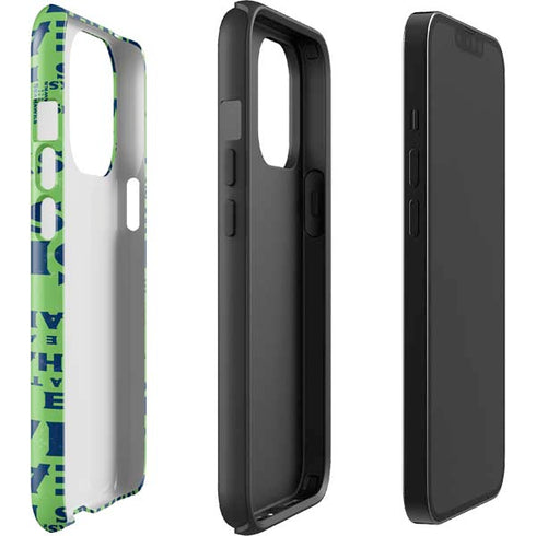 NFL Seattle Seahawks - Blast Green iPhone 14 Pro Impact Case