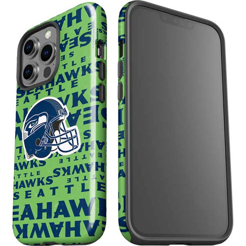 NFL Seattle Seahawks - Blast Green iPhone 15 Pro Impact Case