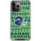 NFL Seattle Seahawks - Blast Green iPhone 15 Pro Max Clear Case