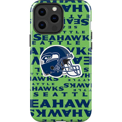 NFL Seattle Seahawks - Blast Green iPhone 14 Pro Max Impact Case