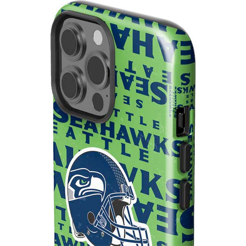 NFL Seattle Seahawks - Blast Green iPhone 15 Pro Max Impact Case