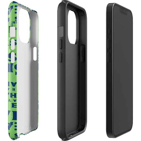 NFL Seattle Seahawks - Blast Green iPhone 14 Pro Max Impact Case
