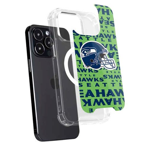 NFL Seattle Seahawks - Blast Green iPhone 15 Pro Max MagSafe Case
