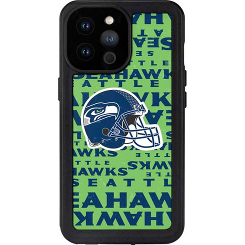 NFL Seattle Seahawks - Blast Green iPhone 14 Pro Max Waterproof Case