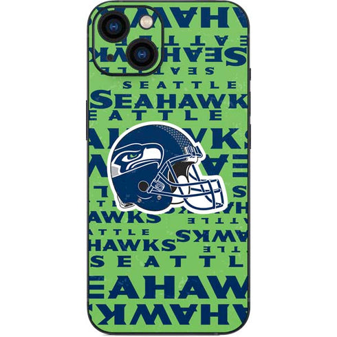 NFL Seattle Seahawks - Blast Green iPhone 14 Skin