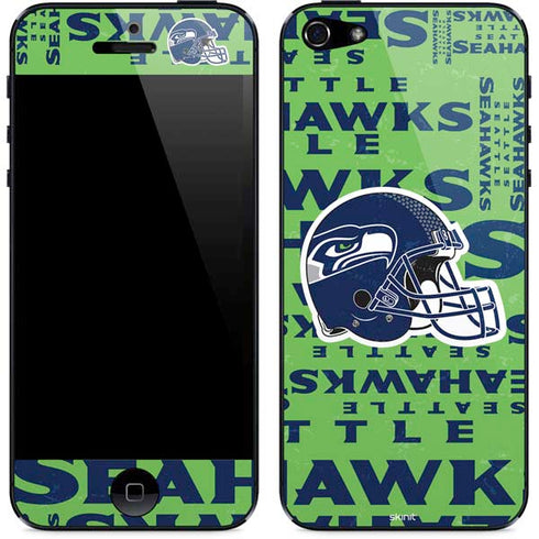 NFL Seattle Seahawks - Blast Green iPhone 5/5s/5SE Skin