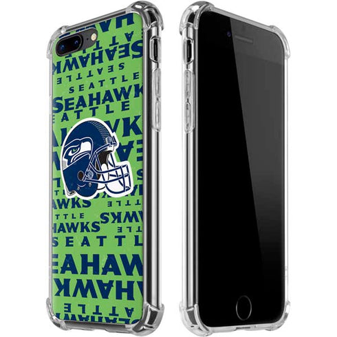 NFL Seattle Seahawks - Blast Green iPhone 7/8 Plus Clear Case