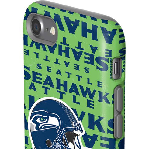 NFL Seattle Seahawks - Blast Green iPhone SE (2nd & 3rd Gen) Pro Case