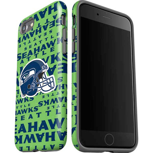 NFL Seattle Seahawks - Blast Green iPhone SE (2nd & 3rd Gen) Pro Case